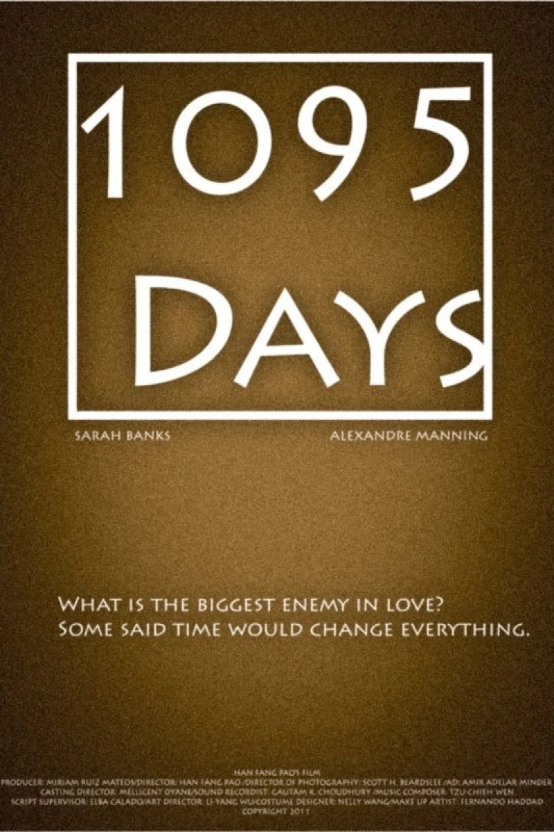 1095 Days Plakat