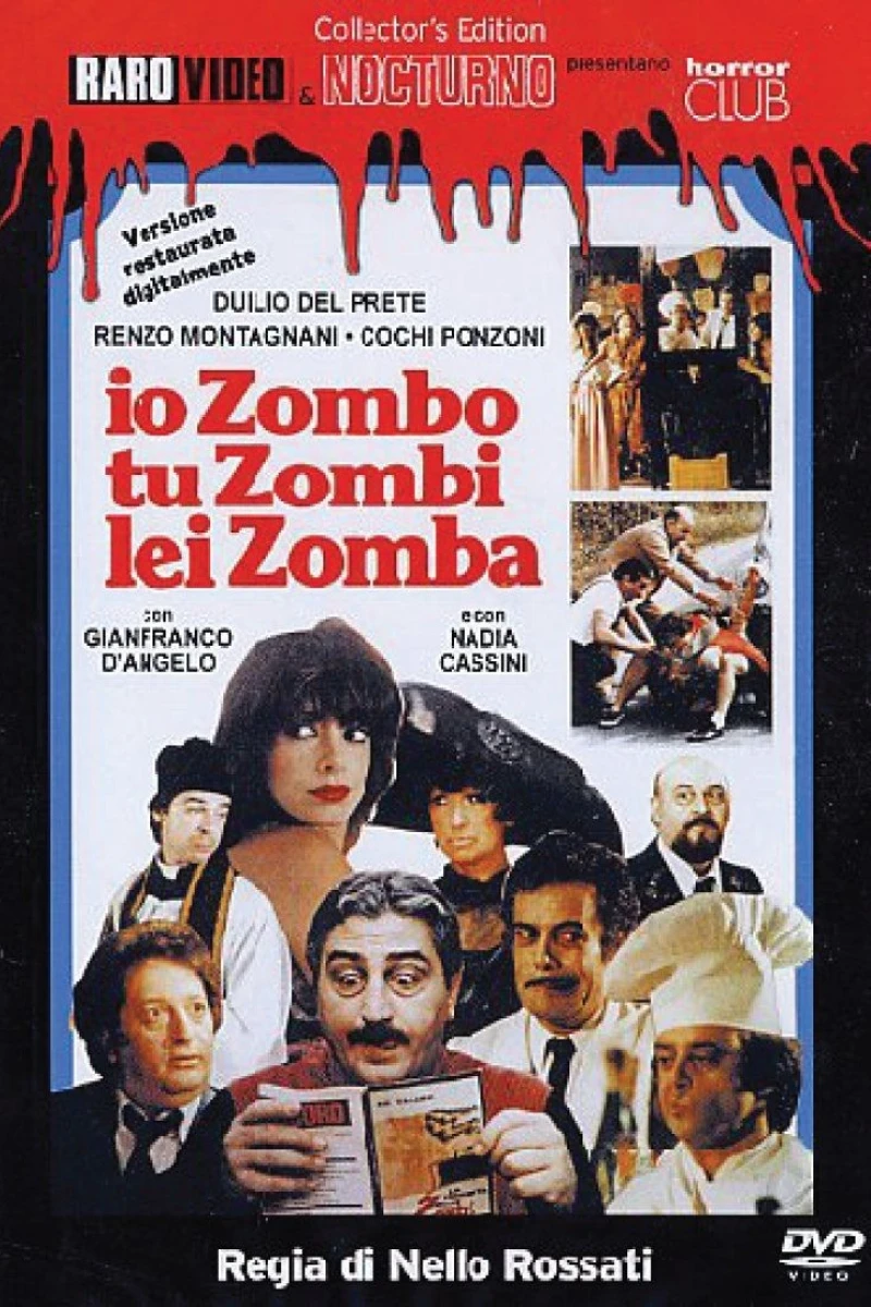 Io zombo, tu zombi, lei zomba Plakat