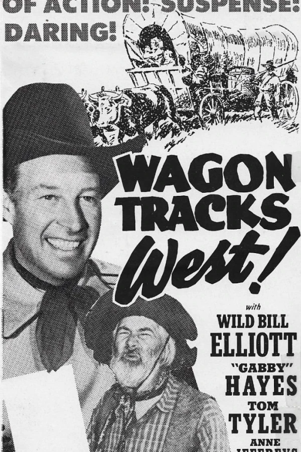 Wagon Tracks West Plakat