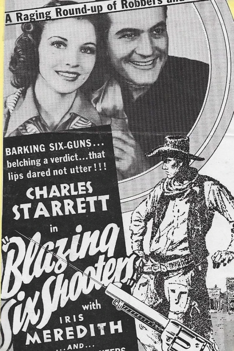 Blazing Six Shooters Plakat