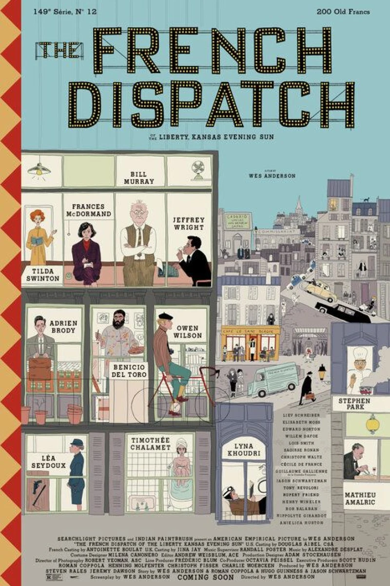 The French Dispatch Plakat