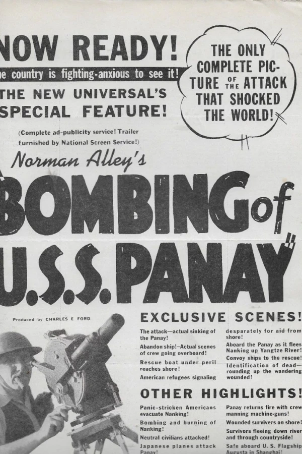 Norman Alley's Bombing of the U.S.S. Panay Plakat