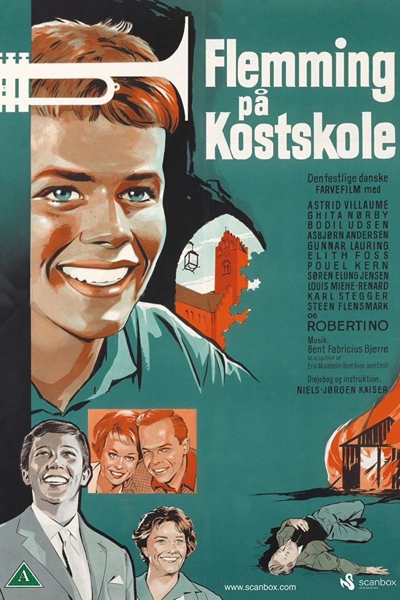 Flemming Paa Kostskole Plakat