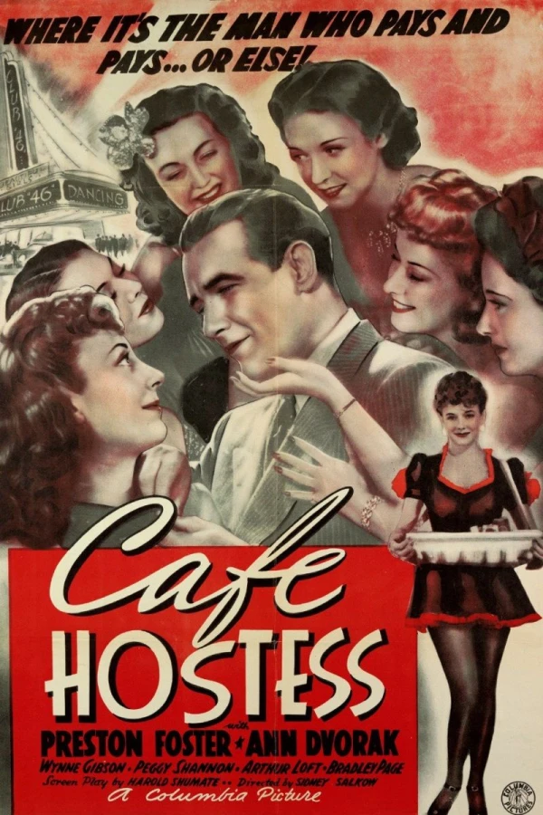 Cafe Hostess Plakat