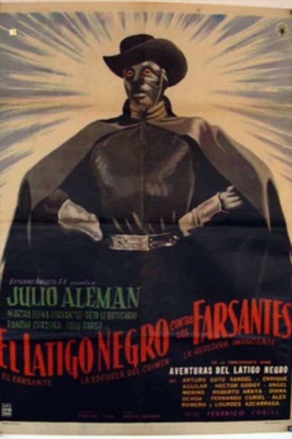 El látigo negro contra los farsantes Plakat