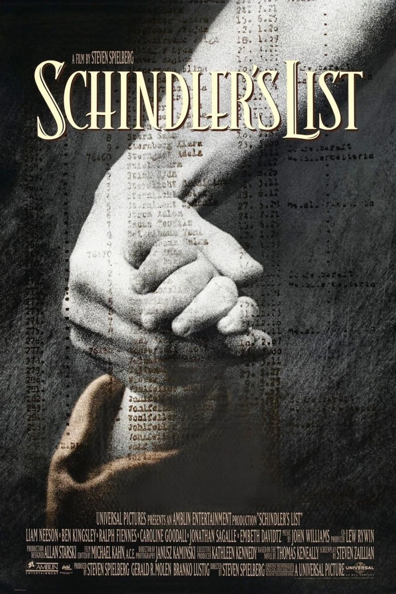Schindler's List Plakat