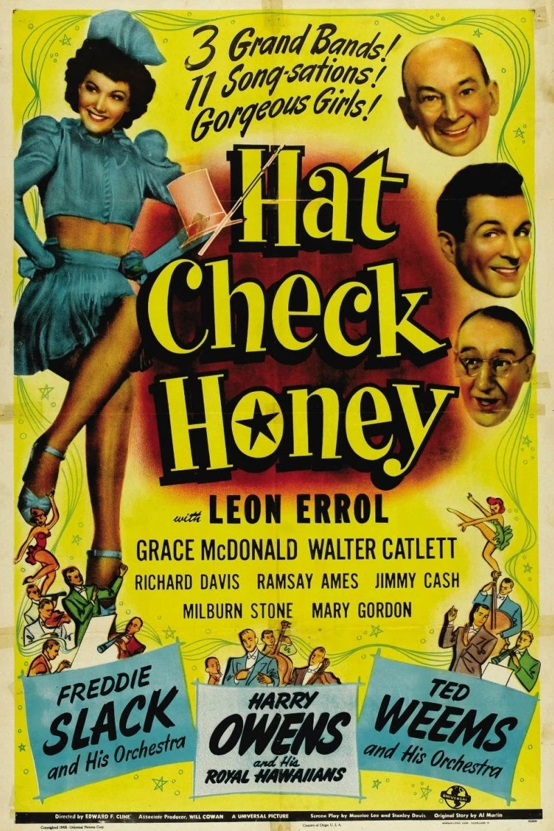 Hat Check Honey Plakat