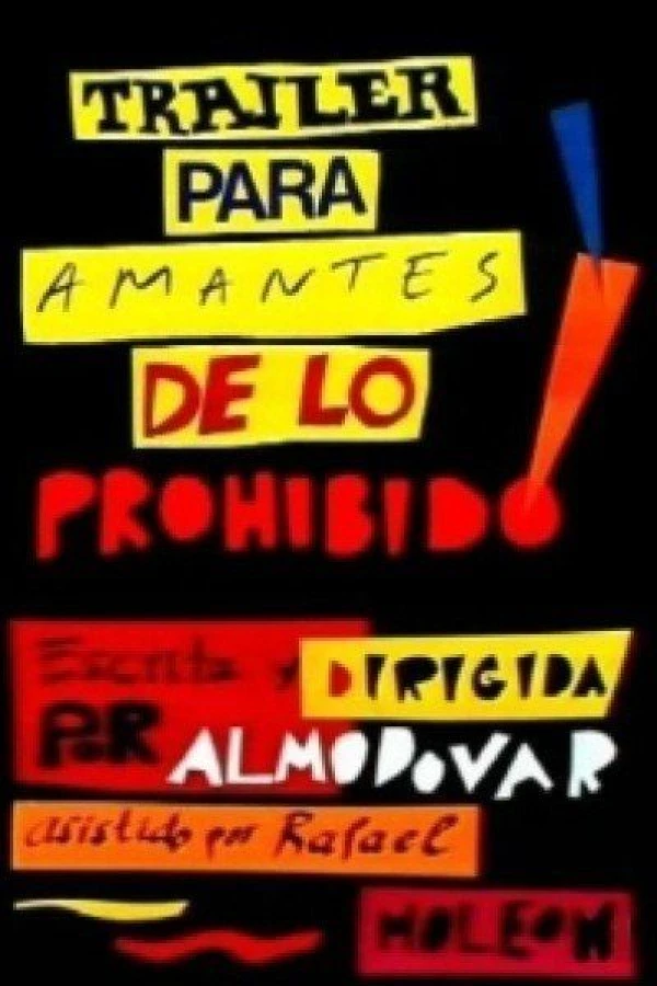 Tráiler para amantes de lo prohibido Plakat