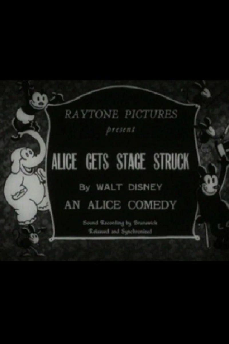 Alice Is Stage Struck Plakat