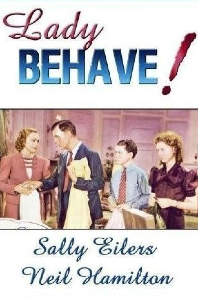 Lady Behave! Plakat