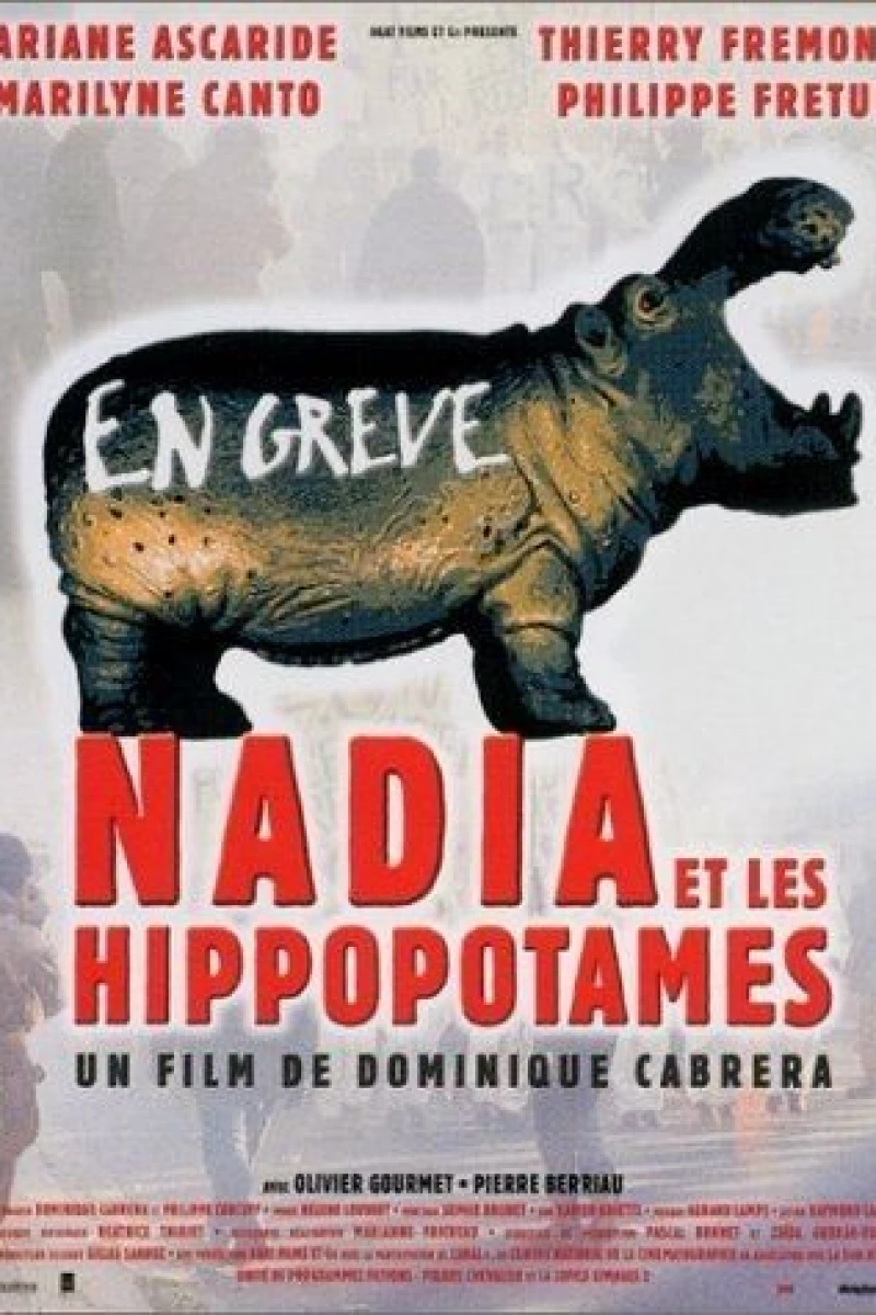 Nadia et les hippopotames Plakat