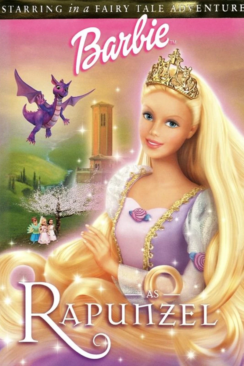 Barbie som Rapunzel Plakat