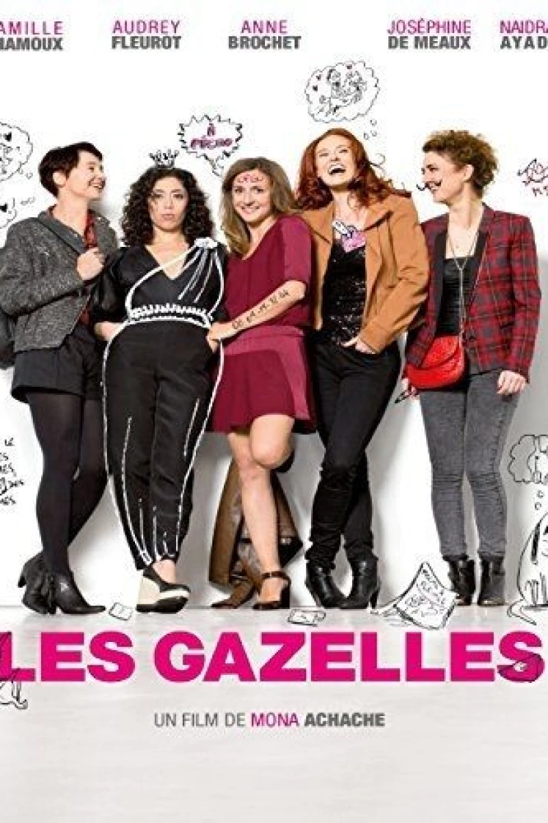 Les gazelles Plakat