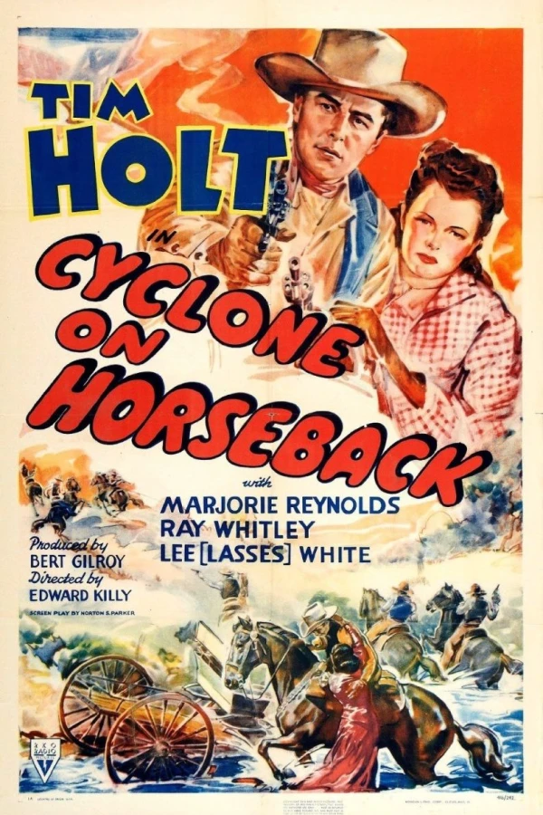 Cyclone on Horseback Plakat