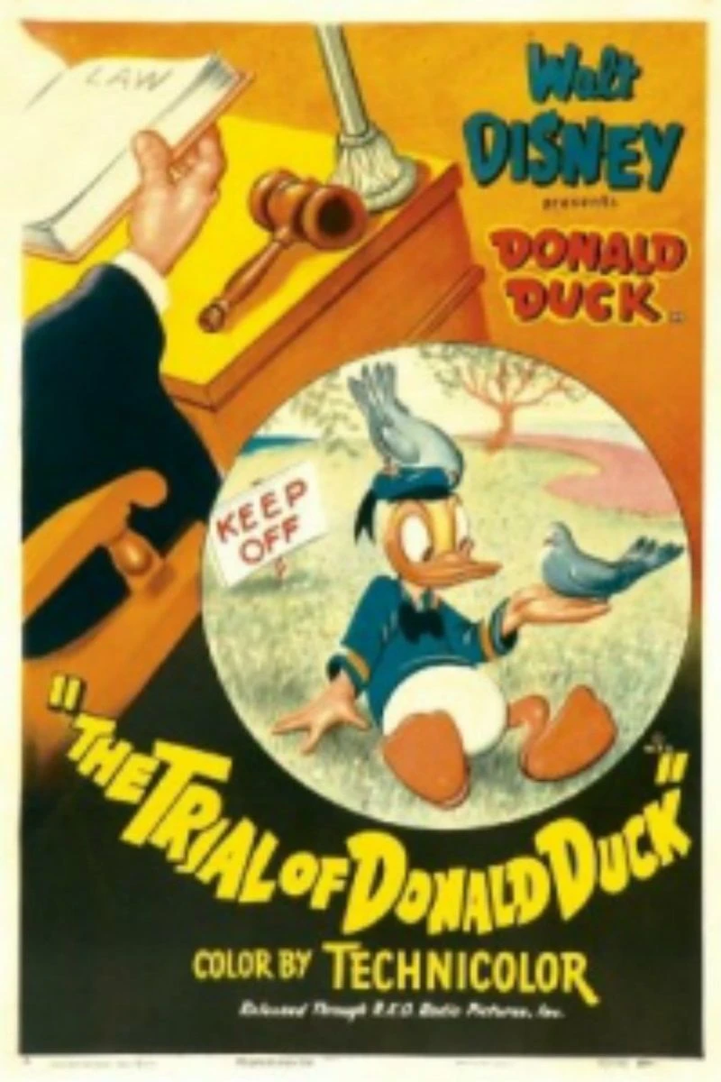 The Trial of Donald Duck Plakat