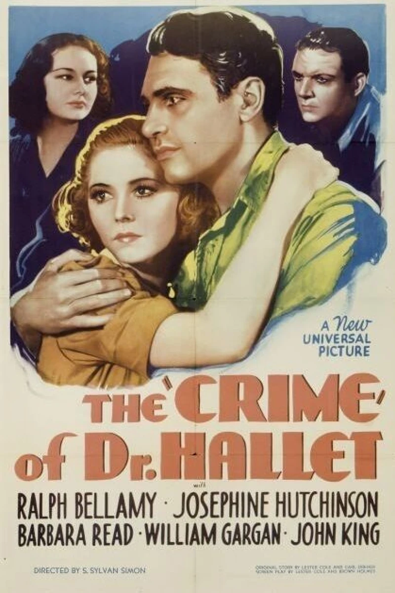 The Crime of Doctor Hallet Plakat