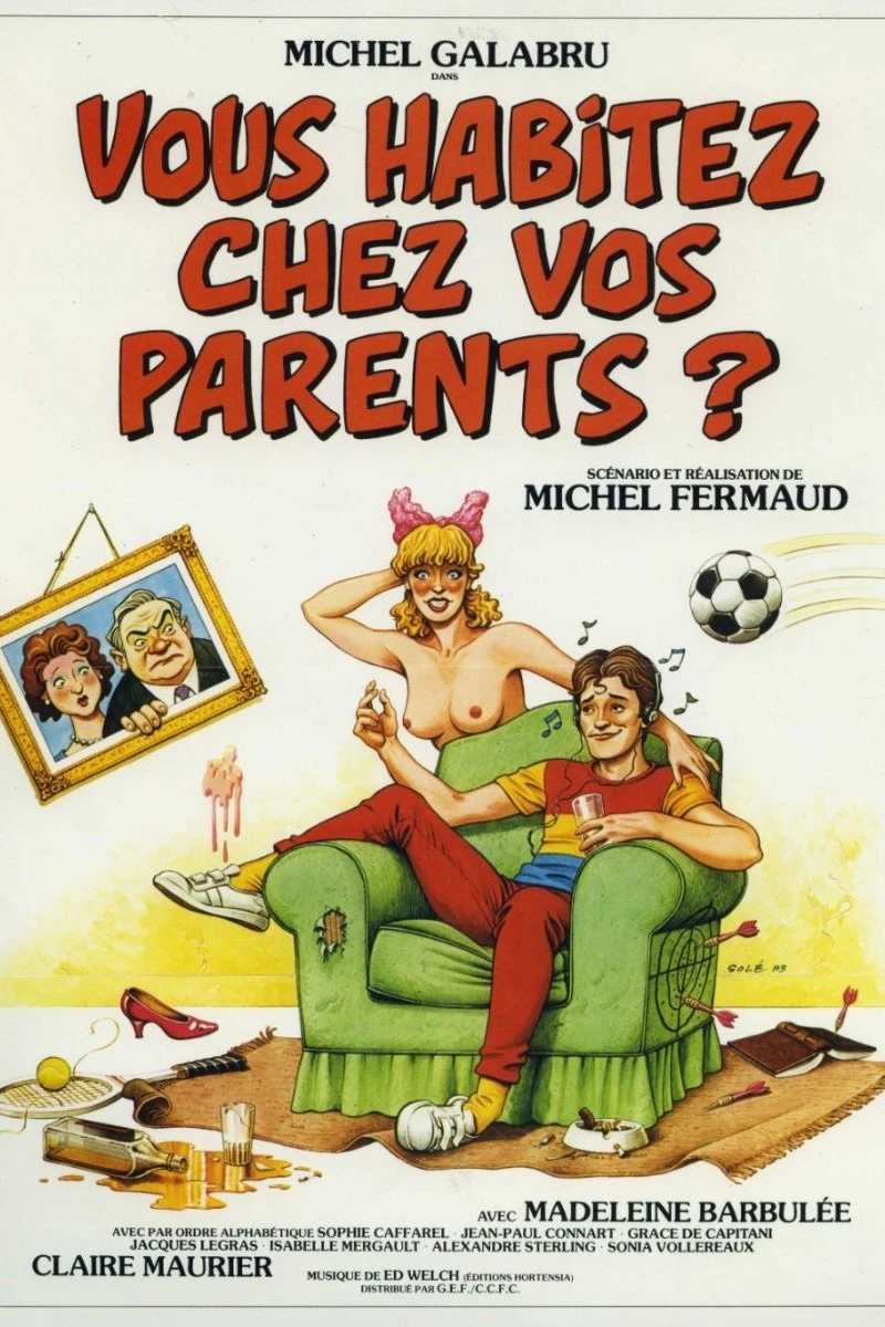 Vous habitez chez vos parents? Plakat